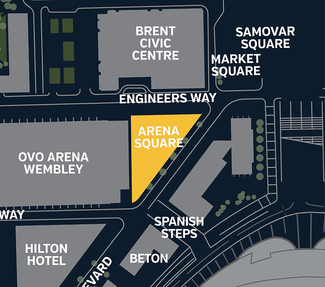 Arena Square location map