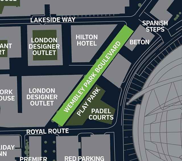 Boulevard Sleeves location map